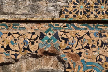 Chella-Nekropole, Medersa, Detail der Tür